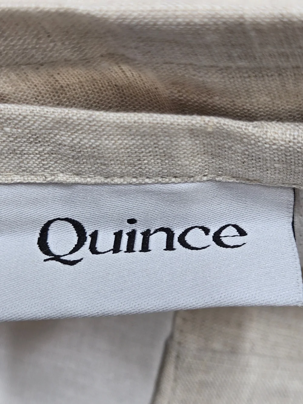 QUINCE Set Of 2 48x108 European Linen Curtains Flax 0052
